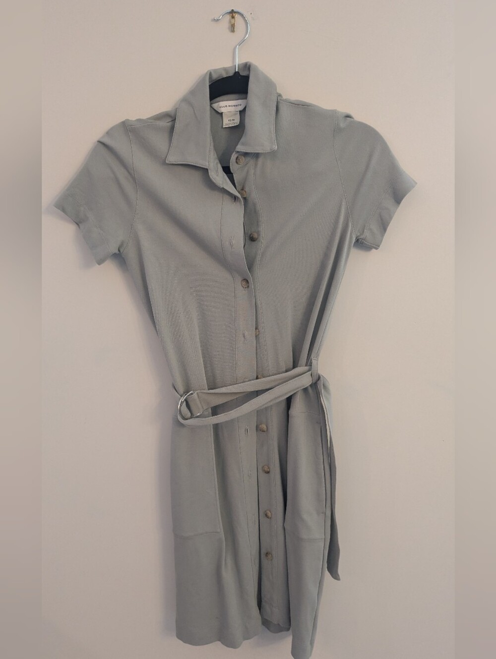 Club Monaco Light Sage Collared Button Shirt